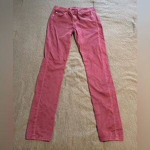 Women's maroon skinny Jeans